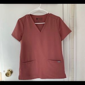 FIGS mauve Catarina top